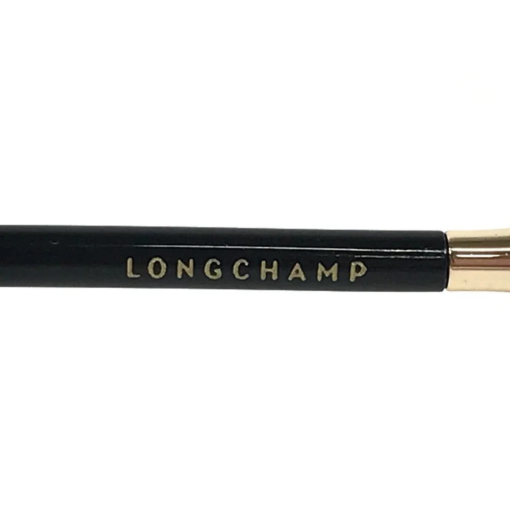Longchamp Eyeglasses Frames LO2155 728 Black Gold Butterfly Wire Rim 53-18-140